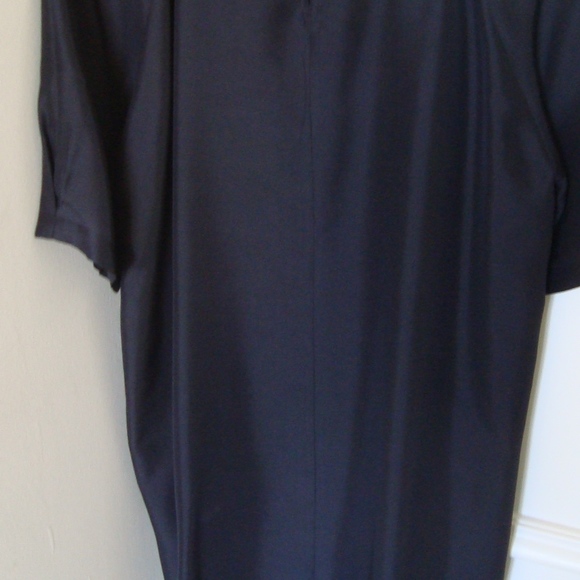 Gold Hawk Silk Short Sleeve Mini Dress Sz Med - Picture 2 of 8